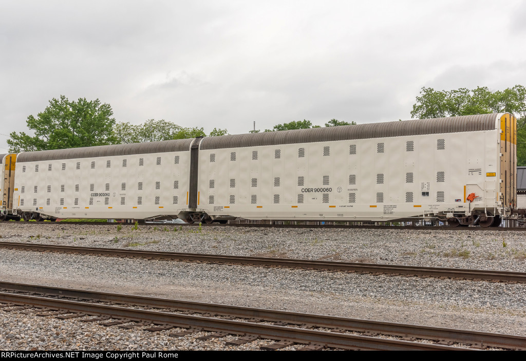 COER 900060, Auto-Max II Autorack Car on the NSRR